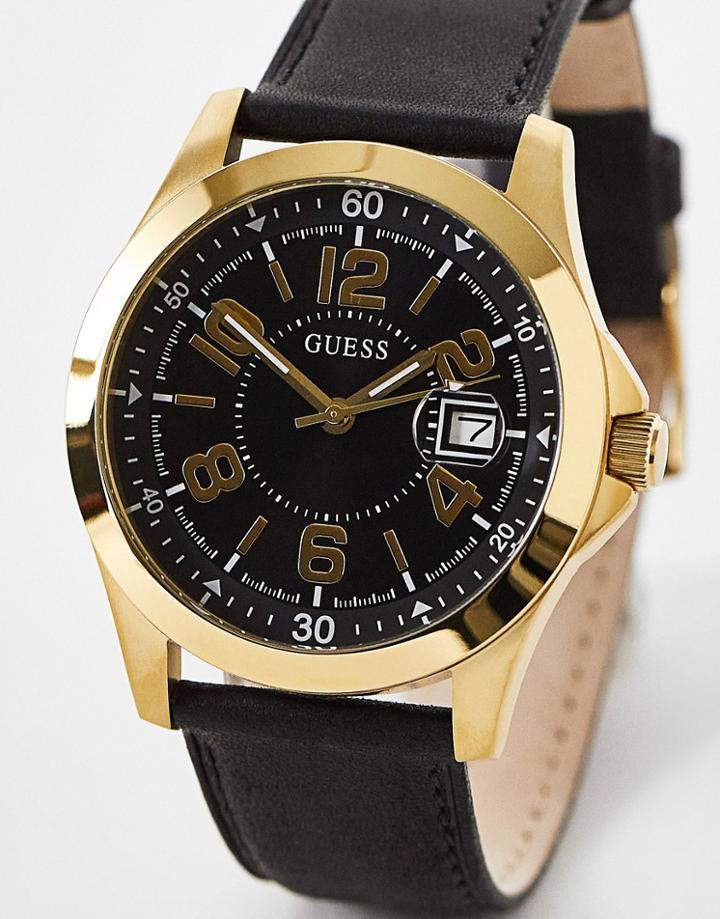 Guess Deck Watch In Black