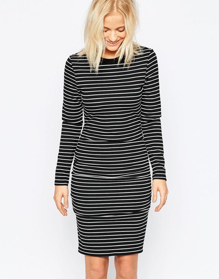 Isla La Femme Rouche Midi Dress