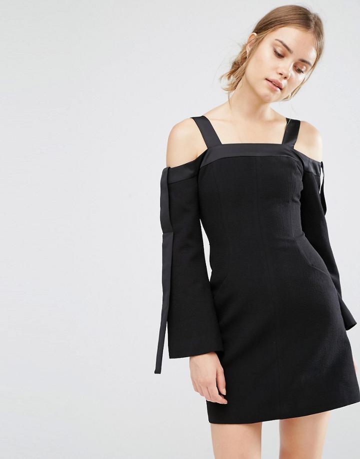 C/meo Collective Cold Shoulder Dress - Black