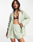 Envii Calamint Coordinating Shorts In Green-brown