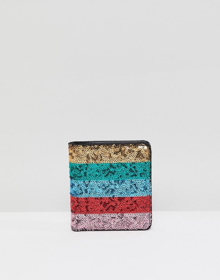 Asos Design Sequin Purse - Multi