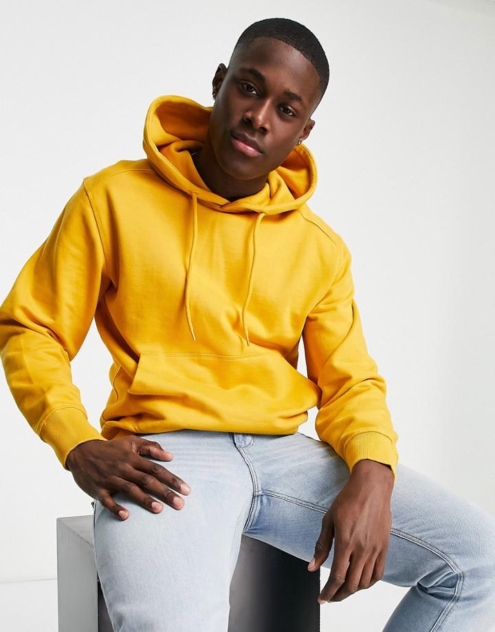 Selected Homme Hoodie In Yellow