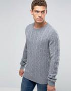 Tommy Hilfiger Sweater With Cable Knit In Gray - Gray
