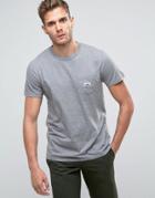Penfield Label Pocket T-shirt Regular Fit In Gray Marl - Gray