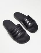 Adidas Swim Adilette Sliders In Black