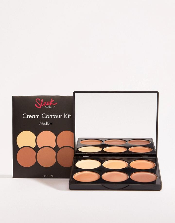 Sleek Makeup Cream Contour Kit - Medium - Tan