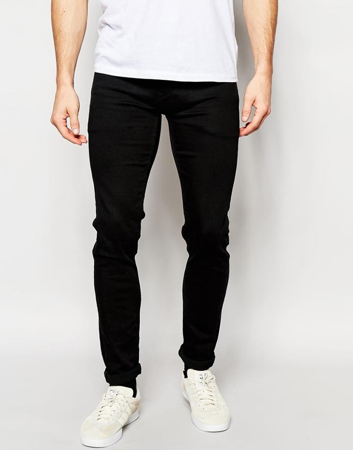 Pepe Jeans Powerflex Finsbury Superstretch Skinny Fit City Slick Black - City Slick Black