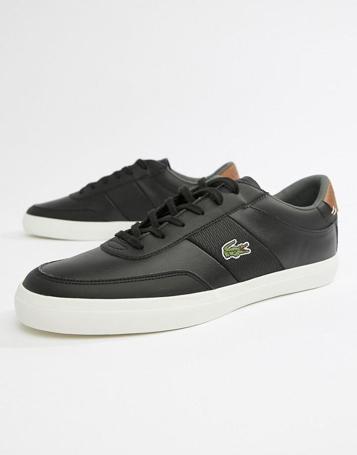 Lacoste Court Master 318 2 Sneakers In Black