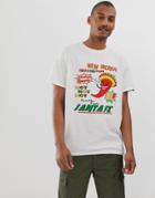 Vintage Supply T-shirt In White With Chilli Print - White