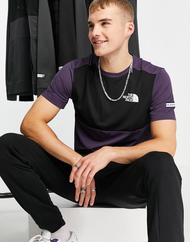 The North Face Mountain Athletic Hybrid T-shirt In Purple