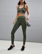 Only Play Performance Camo Legging - Green