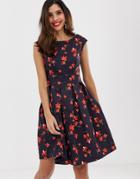 Closet Tie Back Dress - Navy