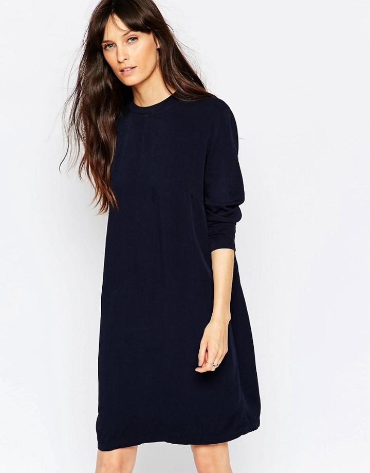 Just Female Cosa Shift Dress In Blue - Blue