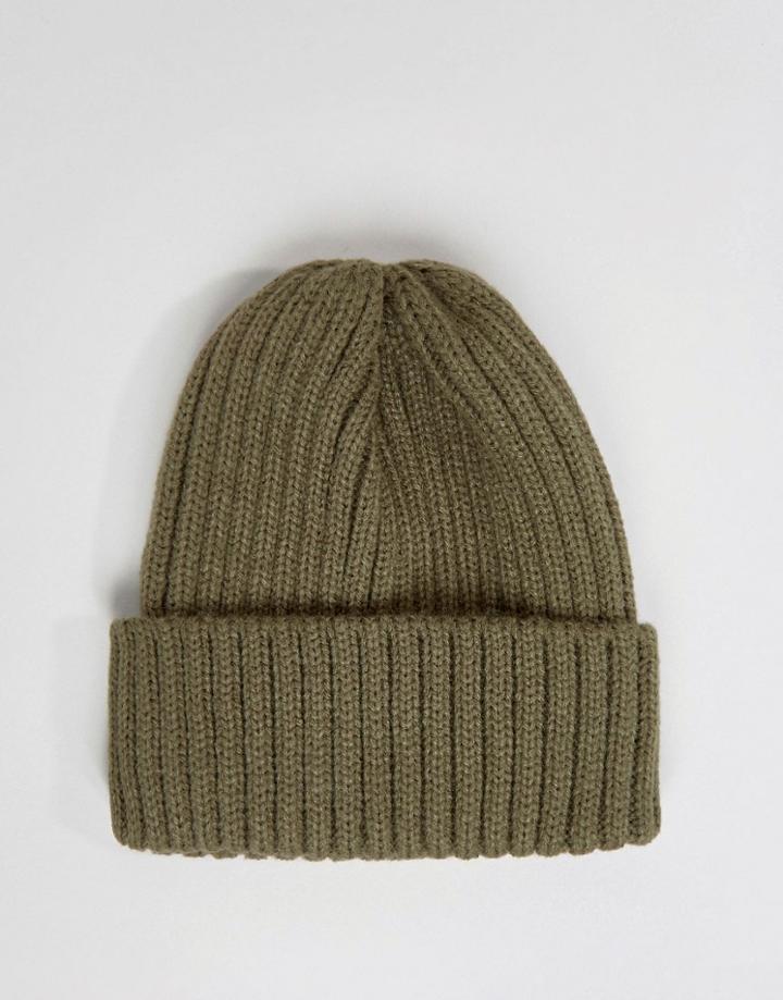 Systvm Mini Fisherman Beanie Hat - Green