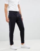 Jack & Jones Premium Smart Jogger With Track Stripe - Black