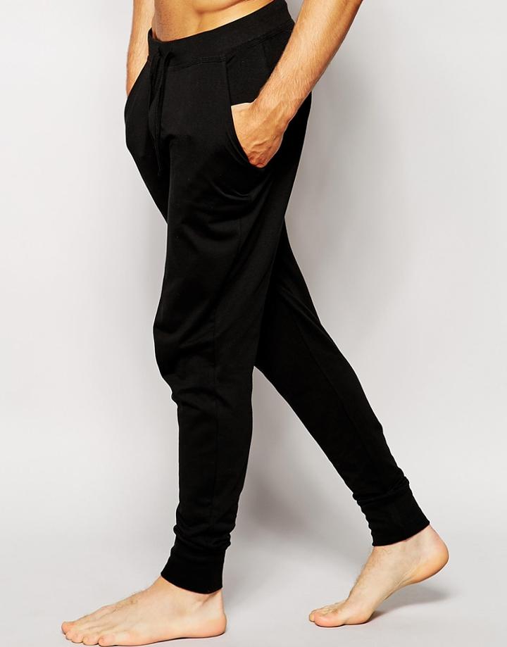 Selected Lounge Joggers - Black