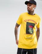 Bershka 10 Pointers T-shirt In Yellow - Yellow