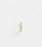 Galleria Armadoro Gold Plated Multi Dots Opal Huggie Hoop Single Earring - Gold