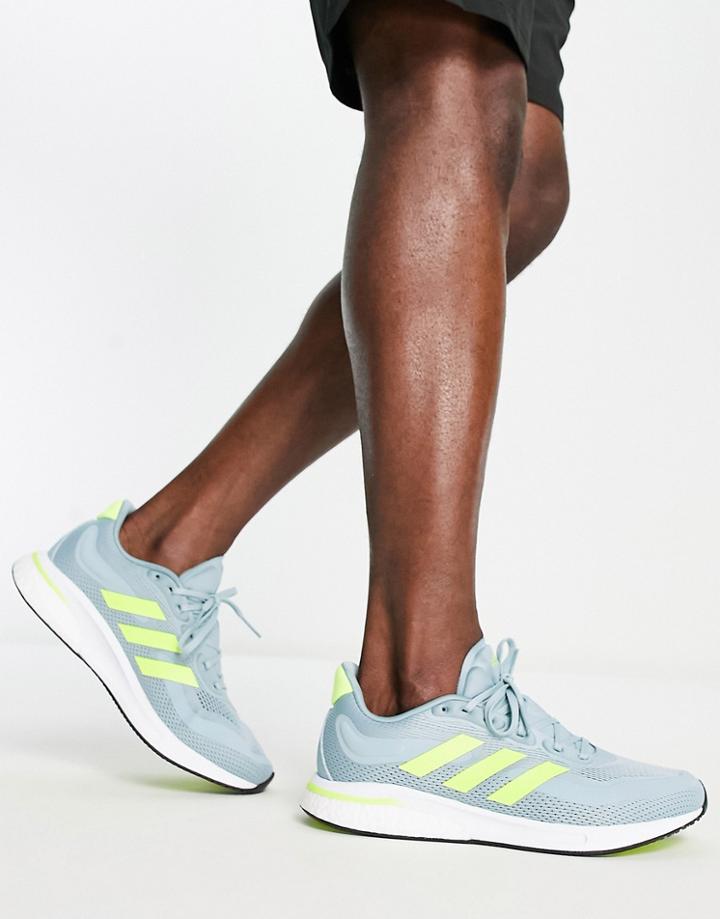 Adidas Running Supernova Sneakers In Gray
