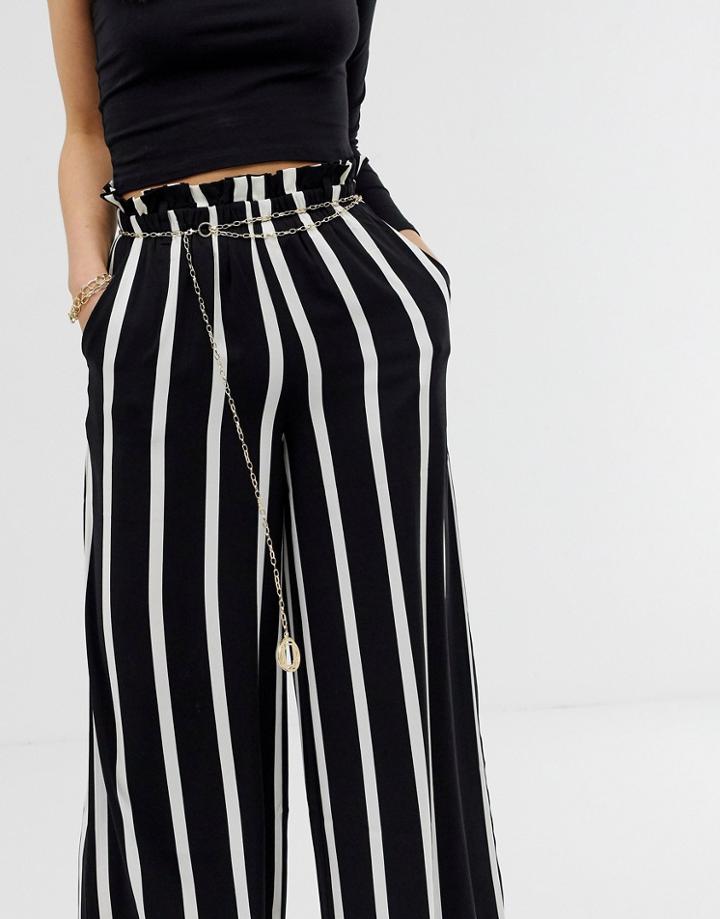 Lipsy Chain Belt With Logo In Gold - Gold