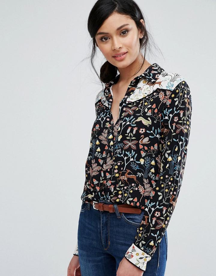 Warehouse Printed Western Shirt - Multi