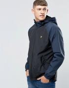 Lyle & Scott Jacket With Contrast Sleeves In Black - Black