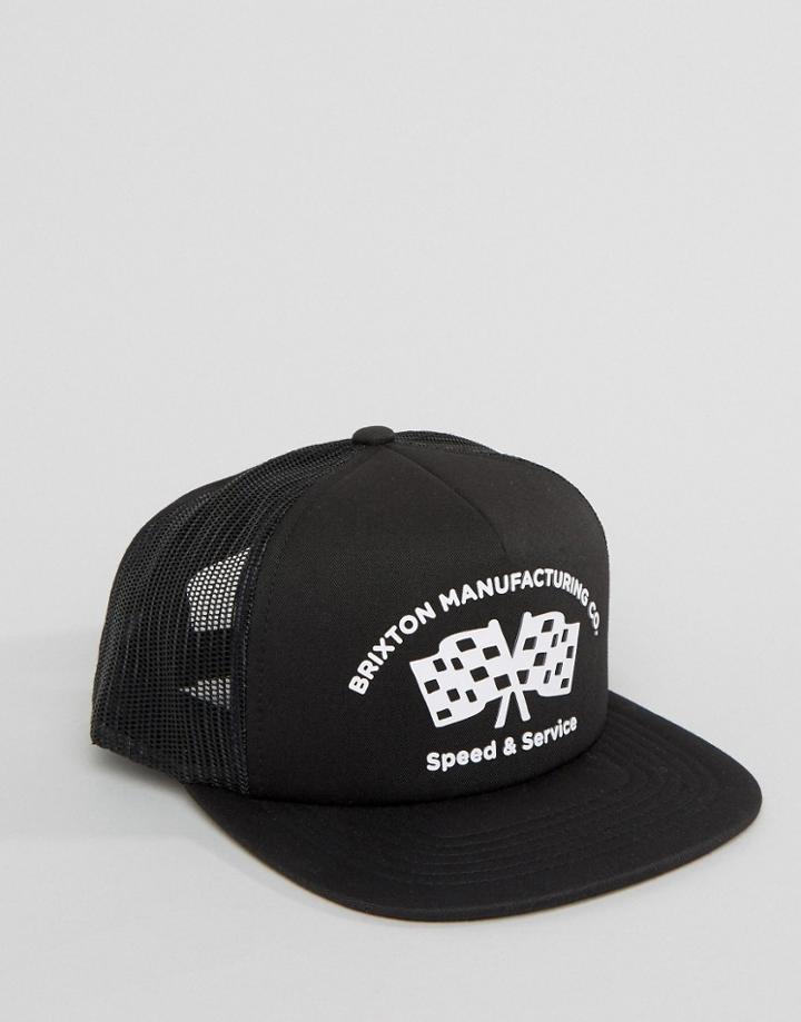 Brixton Trucker Cap Burnout - Black