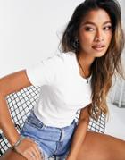 Topshop Everyday Tee In White