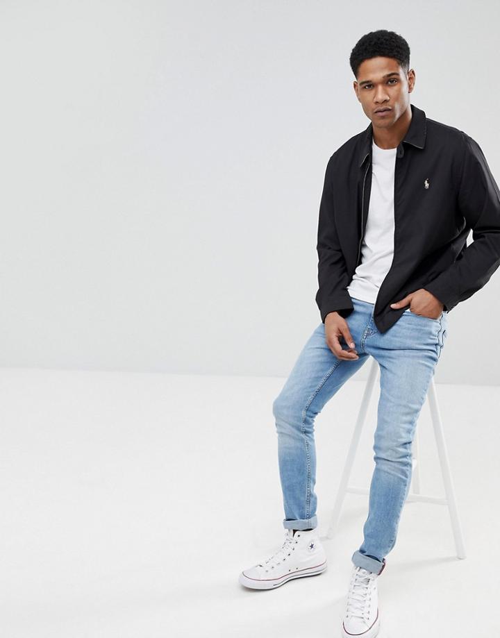 Polo Ralph Lauren Harrington Jacket In Black