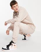Topman Cargo Sweatpants In Stone - Part Of A Set-neutral