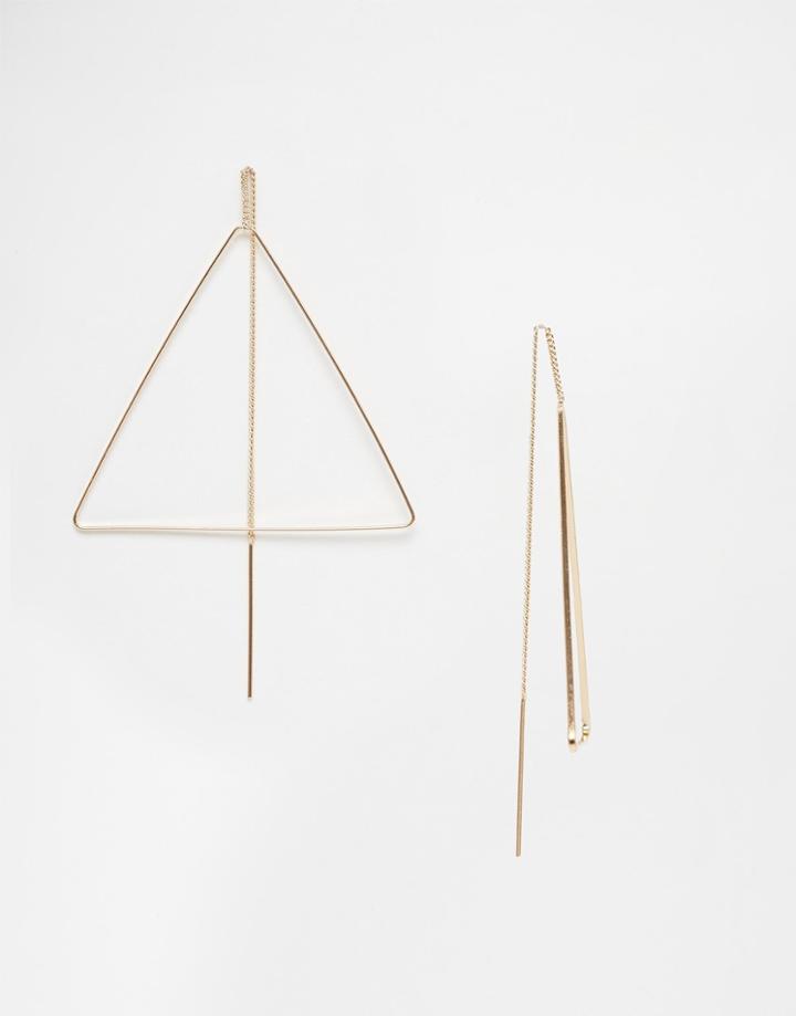 Aldo Granatello Through & Through Earrings - Gold