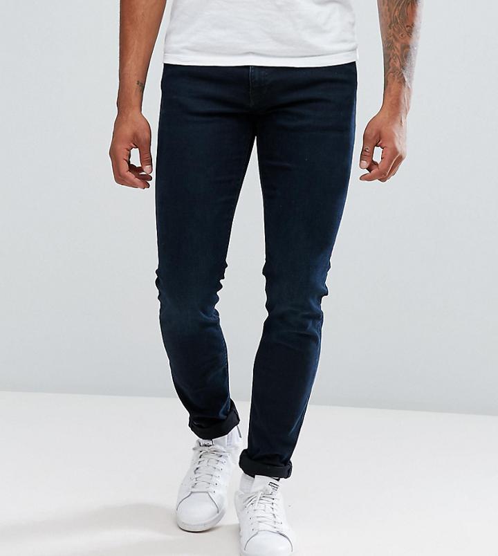 Jack & Jones Tall Intelligence Jeans In Slim Fit In Super Stretch - Blue