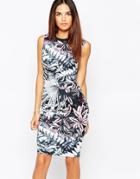 Lipsy Body-conscious Dress In Jungle Print - Multi