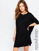 Asos Petite The T-shirt Dress - Black