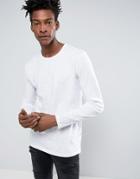 Minimum Perry Long Sleeve Top Slim Fit In White - White
