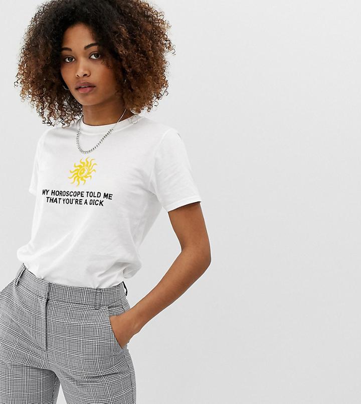 Adolescent Clothing Horoscope T-shirt - White
