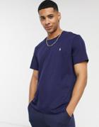 Polo Ralph Lauren Lounge T-shirt In Navy With Logo