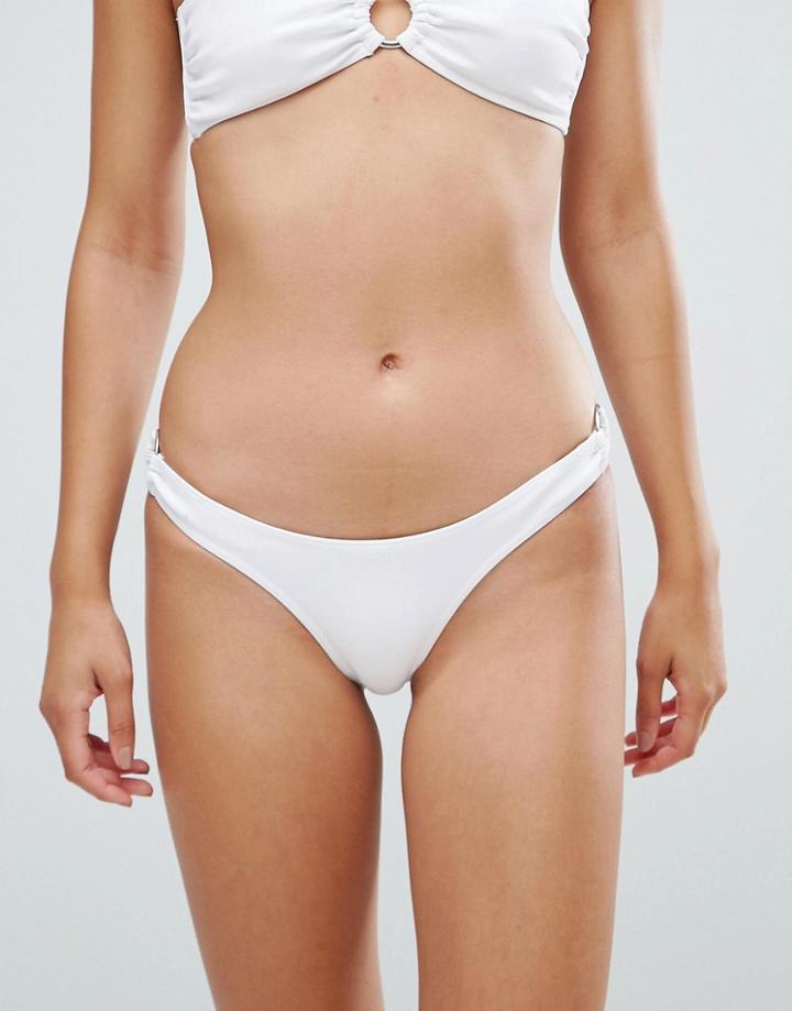 Lost Ink Ring Bikini Bottom - White