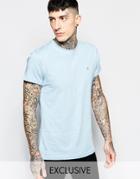 Farah T-shirt With F Logo Slim Fit Exclusive - Bluebell