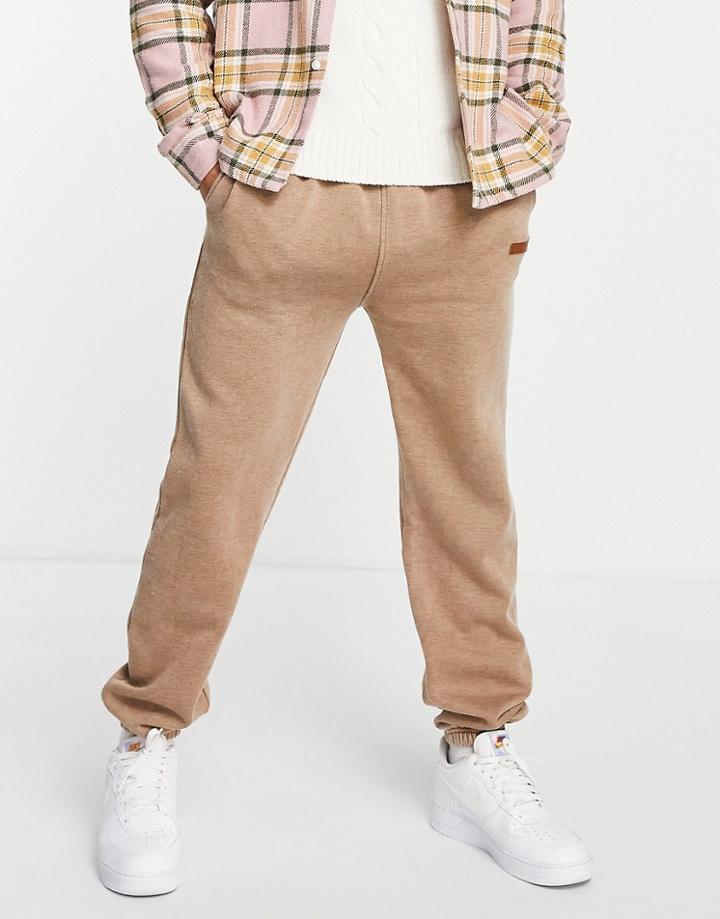 Mennace Sweatpants In Dark Beige - Part Of A Set-neutral