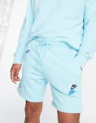 Nike Multi Futura Shorts In Aqua-blues