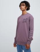 Wood Wood Fan Club Sweatshirt In Purple - Purple