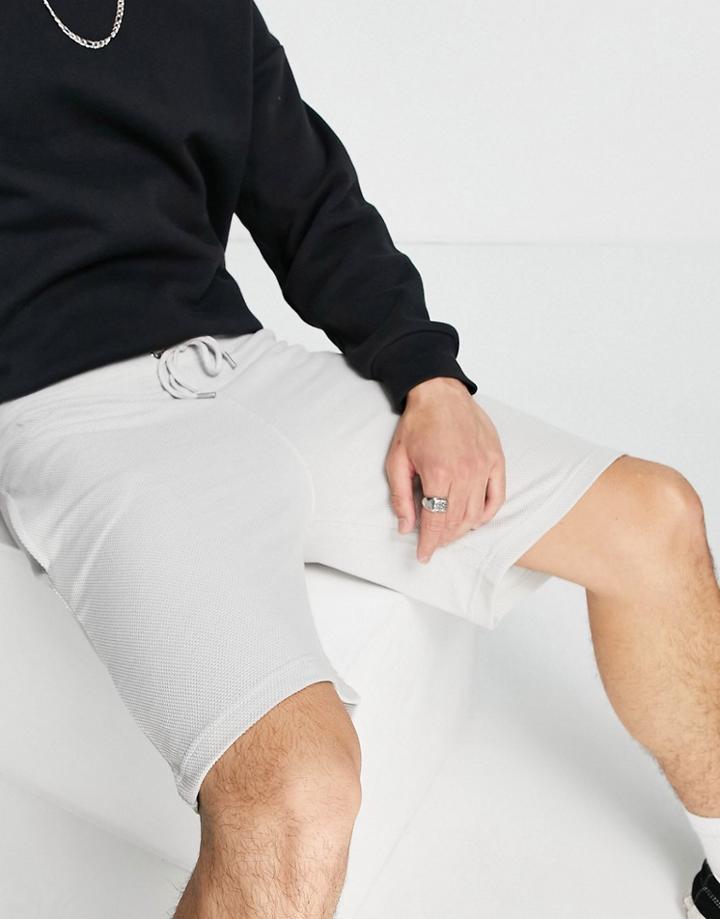 Criminal Damage Shorts In Gray - Part Of A Set-grey