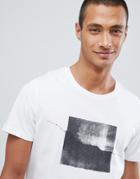 Selected Homme T-shirt With Photo Graphic - White