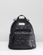 Claudia Canova Quilted Mini Backpack - Black