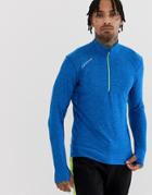 Dare 2b Trivial Ii Quarter Zip Training Top-blue