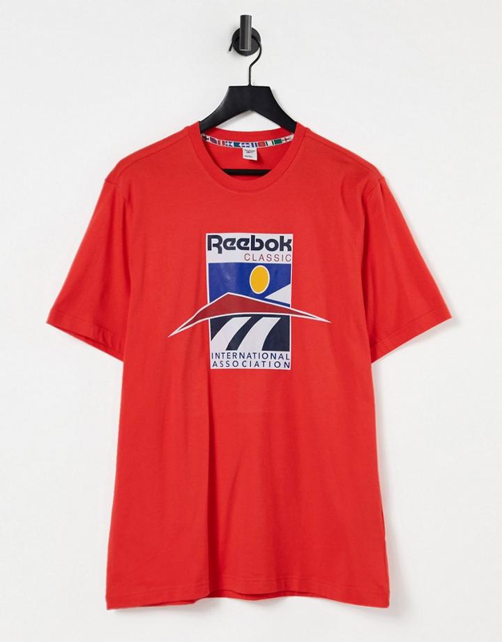 Reebok Cl International Sport T-shirt In Red