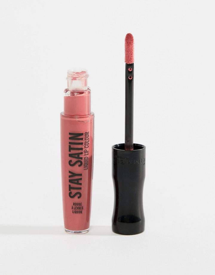 Rimmel Stay Satin Liquid Lip - Yuppie - Pink