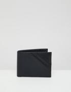 Diesel Hiresh Xs Bi-fold Leather Coin Wallet - Black