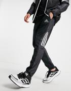 Adidas Running Joggers With Bos Logo In Black